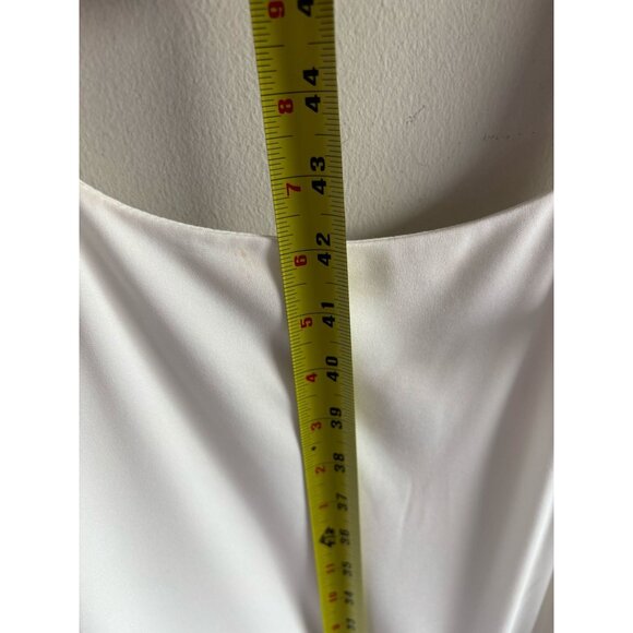 Zara Womens Sleeveless Round Neck Balloon Tank Midi Dress White Size M - Picture 10 of 10